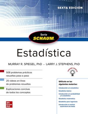 SCHAUM ESTADISTICA (6ª ED.)