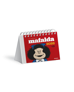 CALENDARIO 2026 MAFALDA - ESCRITORIO ROJO