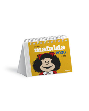 CALENDARIO 2026 MAFALDA - ESCRITORIO AMARILLO