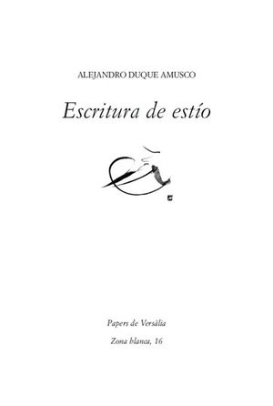 ESCRITURA DE ESTÍO