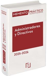 MEMENTO PRÁCTICO ADMINISTRADORES Y DIRECTIVOS 2025-2026