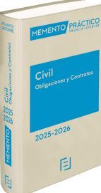 MEMENTO PRÁCTICO CIVIL. OBLIGACIONES Y CONTRATOS 2025-2026