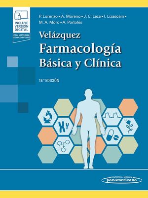 VELÁZQUEZ. FARMACOLOGÍA BÁSICA Y CLÍNICA 19ª EDICIÓN (DÚO)