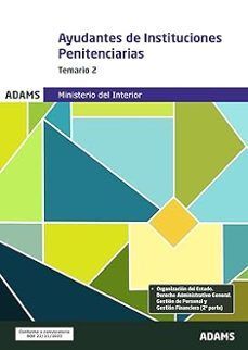 TEMARIO 2 AYUDANTES DE INSTITUCIONES PENITENCIARIAS