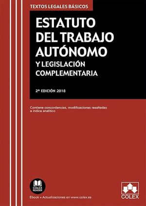 ESTATUTO DEL TRABAJO AUTONOMO Y LEGISLACION COMPLEMENTARIA 2023