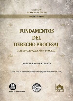 FUNDAMENTOS DEL DERECHO PROCESAL  (JURISDICCIÓN, ACCIÓN Y PROCESO)