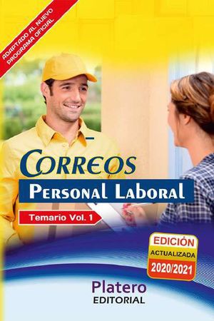 PERSONAL LABORAL DE CORREOS. TEMARIO. VOLUMEN I