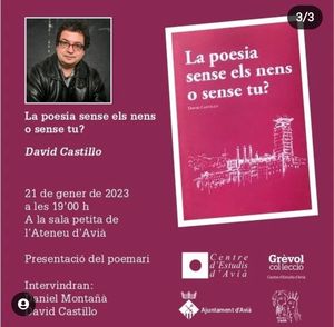 POESIA SENSE ELS NENS O SENSE TU, LA?