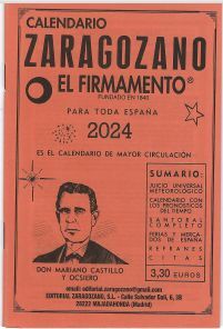CALENDARIO 2024 ZARAGOZANO - EL FIRMAMENTO  ( NARANJA )