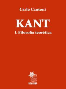 KANT. FILOSOFIA TEORÈTICA VOL.I