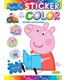 PEPPA PIG COLOREA LAS ESTACIONES - STICKER & COLOR