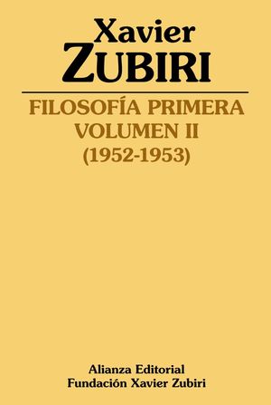 FILOSOFÍA PRIMERA (1952-1953)