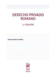 DERECHO PRIVADO ROMANO (2ª ED.)