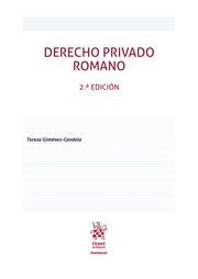 DERECHO PRIVADO ROMANO (2ª ED.)