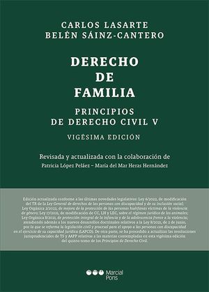 PRINCIPIOS DE DERECHO CIVIL, TOMO 5: DERECHO DE FAMILIA (20ª ED.)
