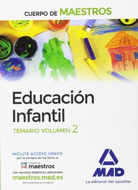 CUERPO DE MAESTROS: EDUCACION INFANTIL, TEMARIO 2