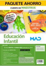 CUERPO DE MAESTROS: EDUCACIÓN INFANTIL. EDICIÓN 2021-2022 (PAQUETE AHORRO 2 VOLS)