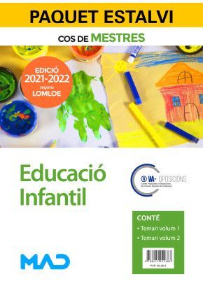 COS DE MESTRES EDUCACIÓ INFANTIL (PAQUET ESTALVI) ED. 2021