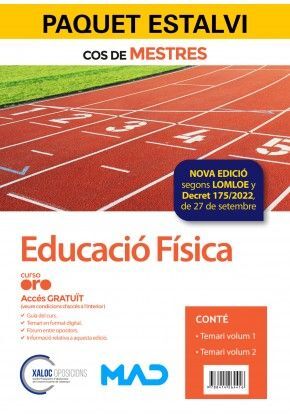 COS DE MESTRES EDUCACIÓ FÍSICA - PAQUET ESTALVI (PACK ESTALVI)