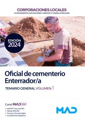 OFICIAL DE CEMENTERIO/ENTERRADOR 2024 - TEMARIO 1
