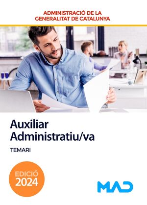 AUXILIAR ADMINISTRATIU/A - TEMARI