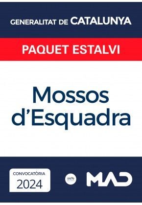 PAQUET ESTALVI MOSSOS D´ESQUADRA 2024. INCLOU TOTS ELS LLIBRES