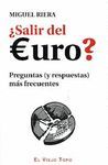SALIR DEL EURO?