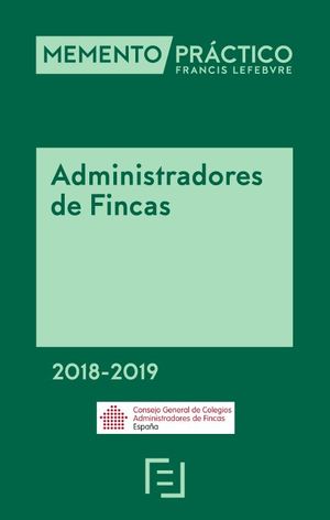 MEMENTO ADMINISTRADORES DE FINCAS 2018-2019 EDICIÓN ESPECIAL CGCAFE