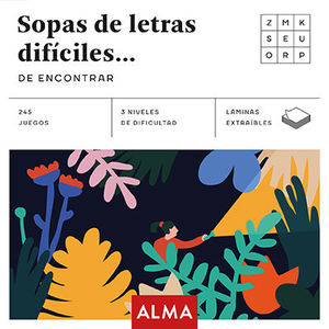 SOPA DE LETRAS DIFÍCILES DE ENCONTRAR (CUADRADOS DE DIVERSIÓN)