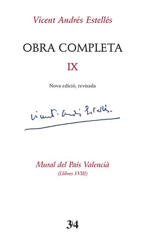 OBRA COMPLETA IX ( VICENT ANDRÉS ESTELLÉS )