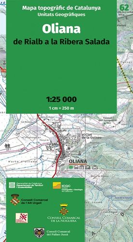 OLIANA - 62. DE RIALB A LA RIBERA SALADA (1:25.000)