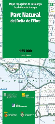 PARC NATURAL DEL DELTA DE L'EBRE - 52 (ESCALA: 1:25.000)