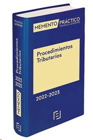 PROCEDIMIENTOS TRIBUTARIOS 2022-2023. MEMENTO PRÁCTICO