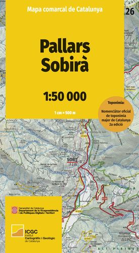 PALLARS SOBIRÀ - 26 MAPA COMARCAL DE CATALUNYA