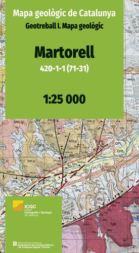 MARTORELL 420-1-1 (71-31) ESCALA: 1:25.000