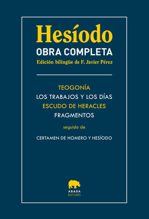 OBRA COMPLETA (EDICIÓN BILINGÜE DE F. JAVIER PÉREZ)