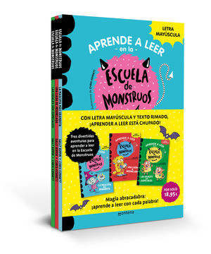 PACK APRENDE A LEER EN LA ESCUELA DE MONSTRUOS (1-2-3)