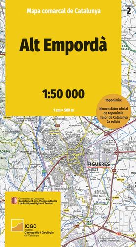 ALT EMPORDÀ – 02 MAPA COMARCAL DE CATALUNYA