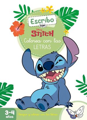 ESCRIBO CON STITCH COLOREA CON LAS LETRAS (DISNEY PRIMEROS APRENDIZAJES)
