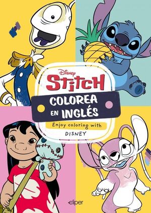 COLOREA EN INGLÉS CON LILO & STITCH