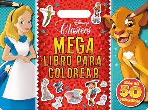 CLÁSICOS DISNEY MEGALIBRO PARA COLOREAR