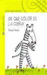 DE QUE COLOR ES LA CEBRA?