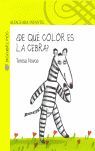 DE QUE COLOR ES LA CEBRA?