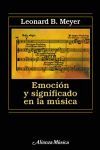 EMOCION Y SIGNIFICADO EN LA MUSICA