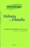 HISTORIA DE LA FILOSOFIA, VOL.I. ANTIGUEDAD, EDAD MEDIA, RENACIMIENTO