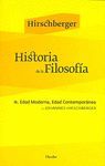 HISTORIA DE LA FILOSOFIA, VOL.II. EDAD MODERNA, EDAD CONTEMPORANEA