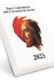 TACO CALENDARIO 2023 (PARED GRANDE CON IMAN) DEL CORAZÓN DE JESÚS