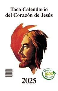 TACO CALENDARIO 2025 ( GIGANTE DE PARED CON SOPORTE ) DEL CORAZÓN DE JESÚS