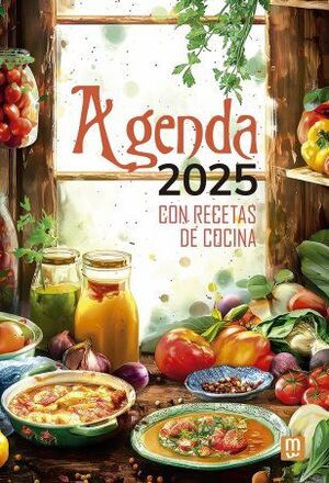AGENDA 2025 CON RECETAS DE COCINA