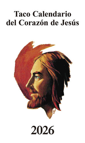 TACO CALENDARIO 2026 ( CLÁSICO CON IMÁN ) DEL CORAZÓN DE JESÚS